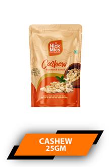 Nickmics Cashew Roasted & Salted 25gm